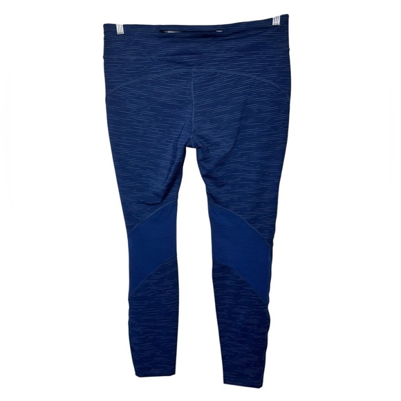 Nike Epic Lux Printed Running Leggings 8Navy - Picture 4 of 13